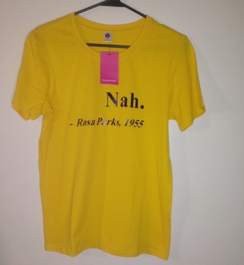 Rosa Parks Nah, Rosa Parks Men's yellow shirt